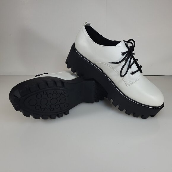 Bamboo Lug Sole Women's Platform Shoes Size 9 - Bamboo 41089-2 - Picture 5 of 9